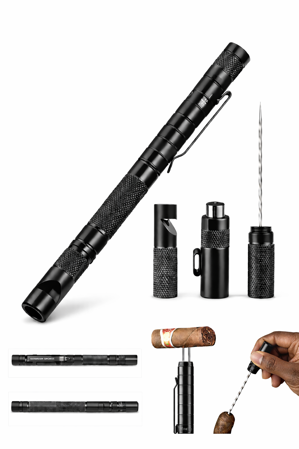 Multi Function Cigar Tool - KS (Black)