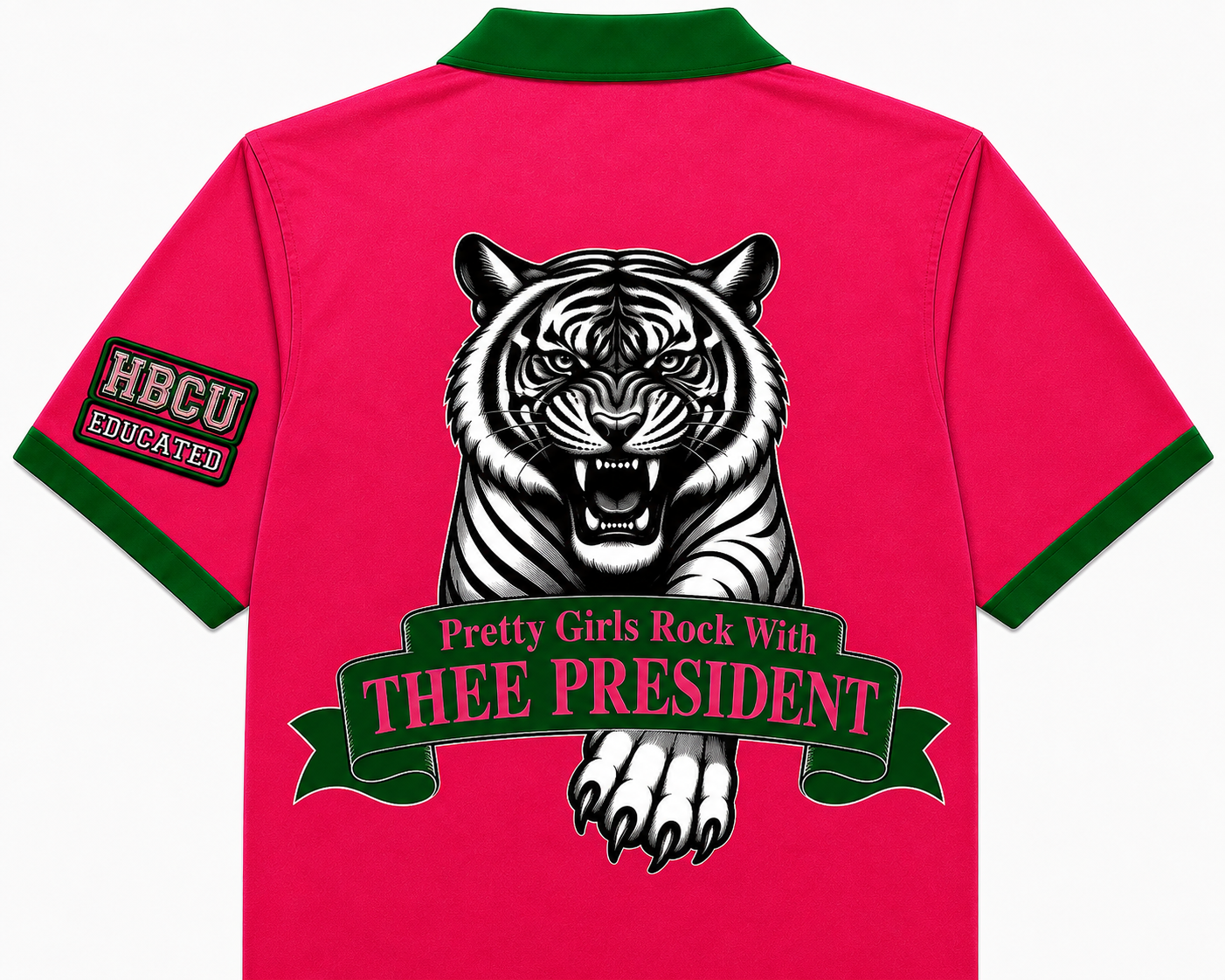 JSU ALUMNI CUSTOM – 1908 Pink & Green Shirt