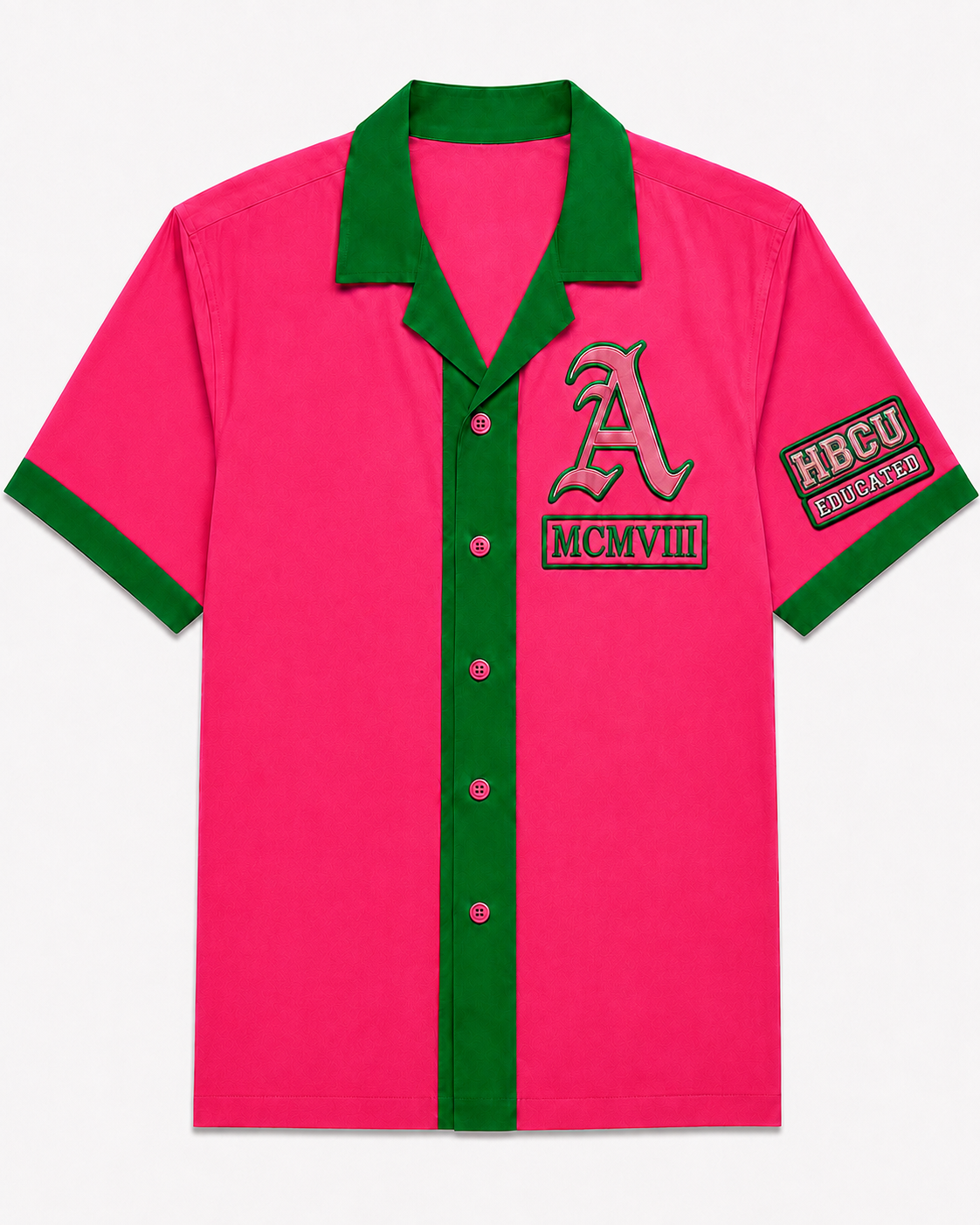JSU ALUMNI CUSTOM – 1908 Pink & Green Shirt