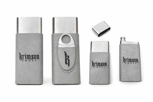 2 CIGAR HOLDER W/ FLASK - KS