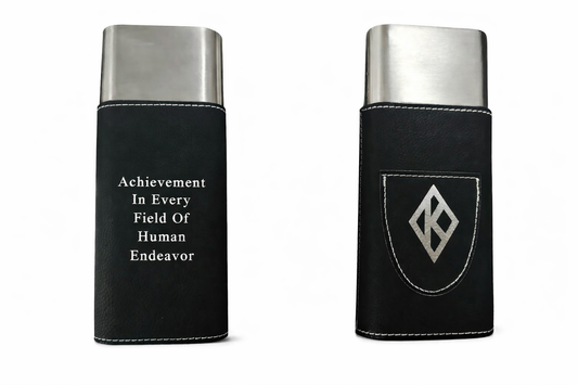 Leather Cigar Case w/Cutter - Achievement