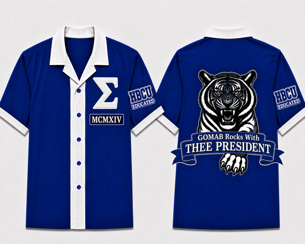 JSU ALUMNI CUSTOM – 1914 SIGMA Royal Blue & White Shirt