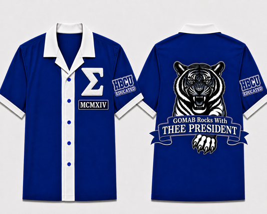JSU ALUMNI CUSTOM – 1914 SIGMA Royal Blue & White Shirt